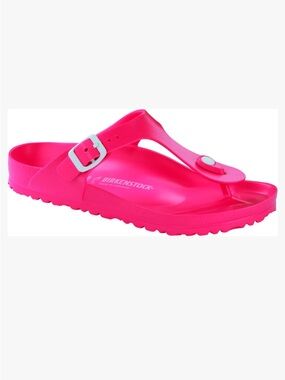Birkenstock Gizeh Essentials Sandal EVA Pink White Size 41 Womens 10